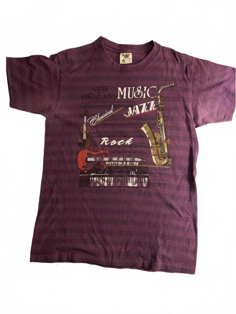 Vintage Tennessee River New Orleans Music Lovers T-Shirt, Size L